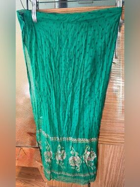 Emerald Green 80” Saree/Dupata
